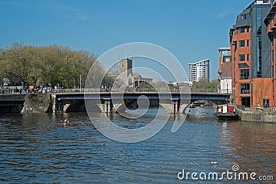 Bristol Bridge Editorial Stock Photo