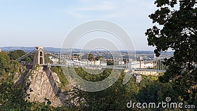 Bristol Clifton Suspension Bridge England Stock Photo