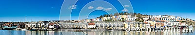 Bristol Docks Panoramic Editorial Stock Photo