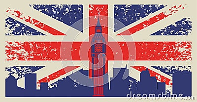 Britain flag Vector Illustration