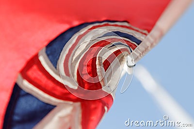 Britain's Red Ensign flag Stock Photo