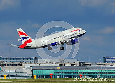 British Airways Airbus A319 Editorial Stock Photo