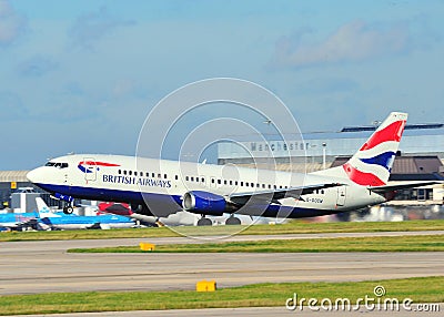 British Airways Boeing 737 Editorial Stock Photo