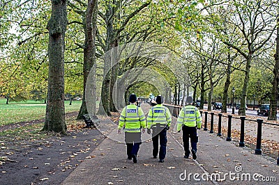 British Armed Police London England Editorial Stock Photo