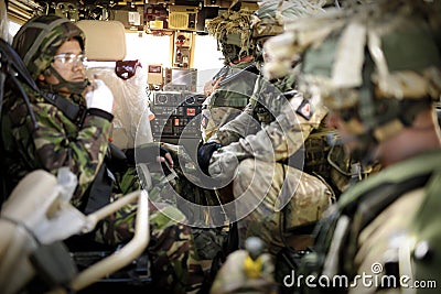 British Army training facilty on Salisbury Plain, England, UK Editorial Stock Photo