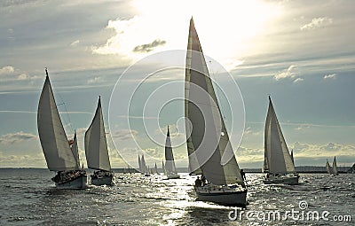 The British are Coming! Stock Photo