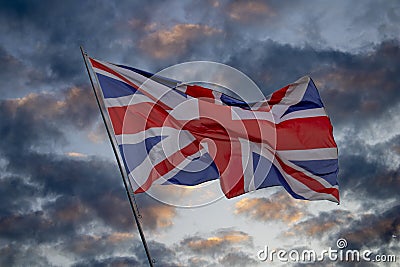 British flag Stock Photo