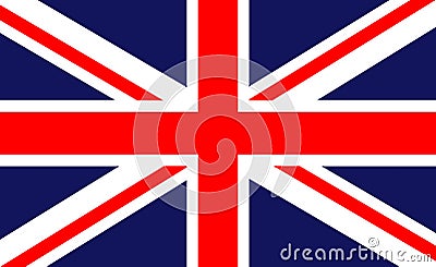 British flag Vector Illustration