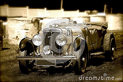 British Luxury Vintage Car Daimler Editorial Stock Photo