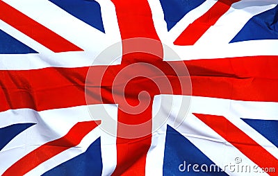 British National Flag Stock Photo