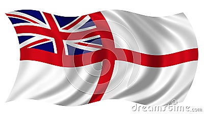 British Naval Ensign Stock Photo