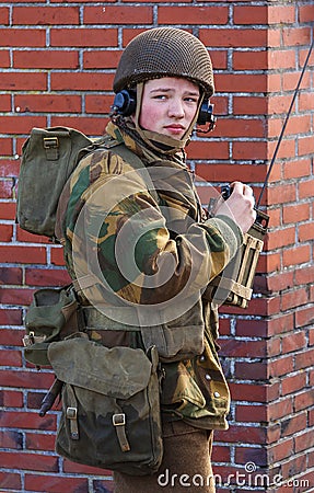 British paratrooper Editorial Stock Photo