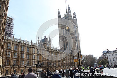 The british parlament in london Editorial Stock Photo