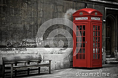 British Phone Booth Stock Photo