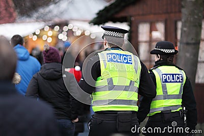 British police Editorial Stock Photo