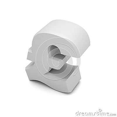 British pound symbol Stock Photo