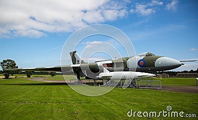 British RAF Avro Vulcan Bomber Editorial Stock Photo