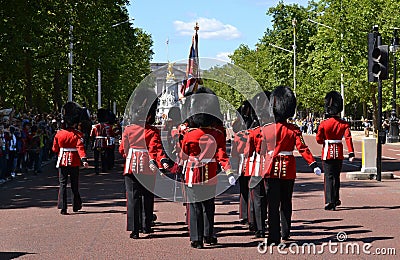 British Royal Guards Buckingham Palace Editorial Stock Photo