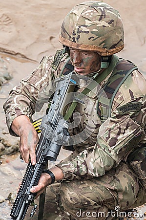 British Royal Marine Commando Editorial Stock Photo