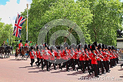 British royal parade , London, Great Britain Editorial Stock Photo