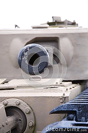 British Tank Stock Photo