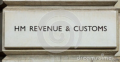 British Tax office Editorial Stock Photo