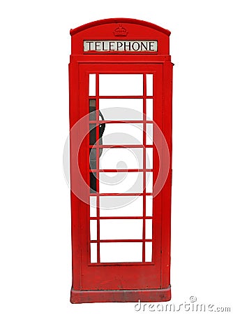 British Telephone Booth Stock Photo
