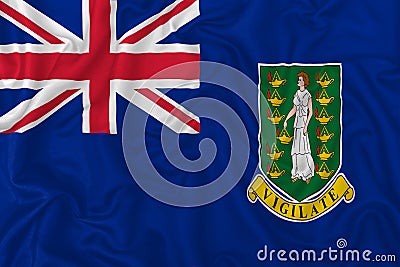 British Virgin Islands flag Stock Photo