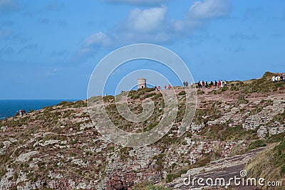 Cape Frehel., Brittany, France Editorial Stock Photo