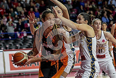 Basketball Euroleague Women Championship Reyer Venezia vs UMMC Ekaterinburg Editorial Stock Photo