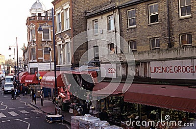 Brixton market, London Editorial Stock Photo