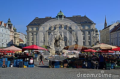 Brno Cabbage Market, Moravia, Czech Republic Editorial Stock Photo