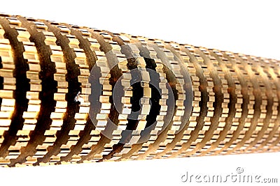 Broach Grooves Stock Photo