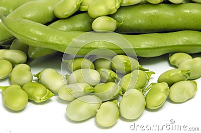 Broad bean Stock Photo