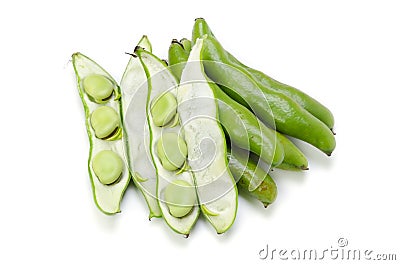 Broad bean Stock Photo