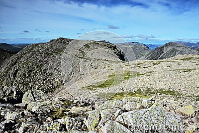 Broad Crag Stock Photo