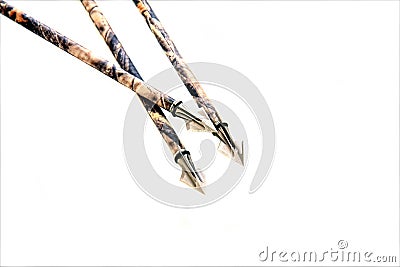 Broad-head arrows Stock Photo