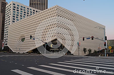 The Broad in Los Angeles. Editorial Stock Photo