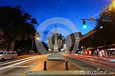 Broad Street in Athens, Georgia Editorial Stock Photo