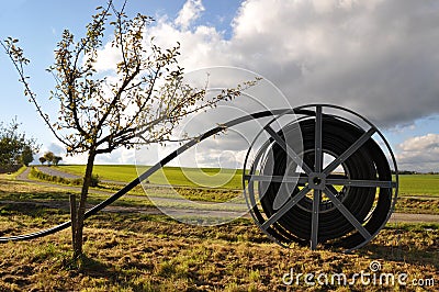 Broadband access for rural areas Stock Photo