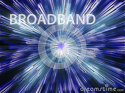 Broadband illustration Cartoon Illustration