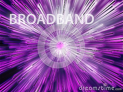 Broadband illustration Cartoon Illustration