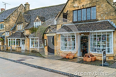Broadway in Cotswolds, UK Editorial Stock Photo