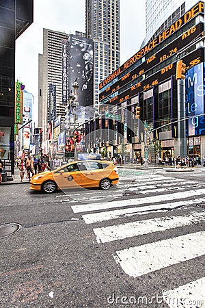 Broadway, New York city , USA Editorial Stock Photo