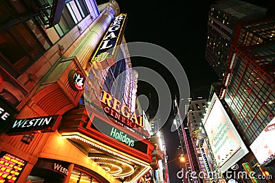 Broadway street, New York street Editorial Stock Photo