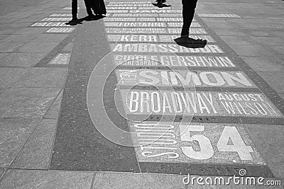 Broadway Theaters Editorial Stock Photo