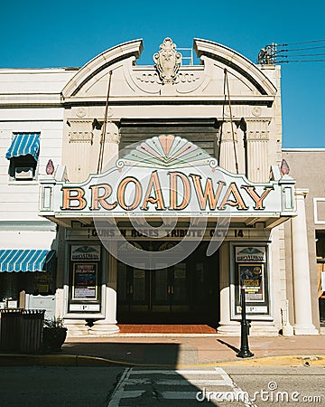 Broadway Theatre of Pitman, Pitman, New Jersey Editorial Stock Photo