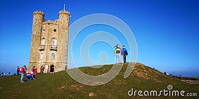 Broadway Tower Cotswolds Editorial Stock Photo