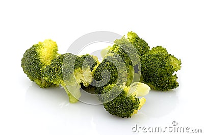 Broccoli pieces Stock Photo