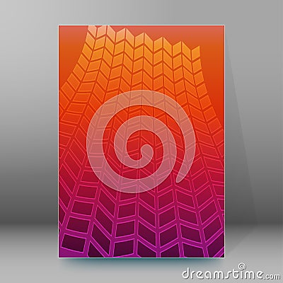 Brochure cover template vertical format glowing background37 Vector Illustration